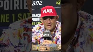 Dustin Poirier undecided on retirement after title loss to Islam Makhachev at UFC302 [upl. by Nylsirk]