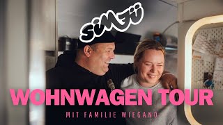 SO LEBEN SCHAUSTELLER  Wohnwagen Tour mit John Wiegand  SIMJÜ Werne 2023 [upl. by Haleak]