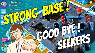 Warships Season 66  👍5 ER Strong Base 🤗Goodbye Seekers  Boombeach Gameplay [upl. by Ahsimal387]