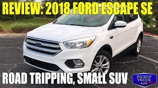 Review 2018 Ford Escape SE Road Tripping with the Rental Car [upl. by Hillell]