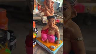 Ganpati bappa morya 😍 ganpati visarjan ganpati youtubeshorts viralshort [upl. by Purse]