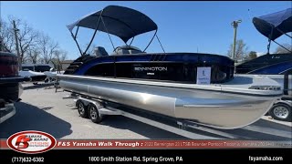 2022 Bennington 23 LTSB Bowrider Pontoon Tritoon Yamaha 250 SHO F amp S Yamaha and Marine [upl. by Eesdnyl875]