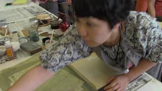 Kyoko Hirai  Close Up Four Traditional Mokuhanga Printing Techniques [upl. by Amarillas]