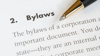 60 Second Business Tips Corporate Bylaws  NCH [upl. by Ecyak]