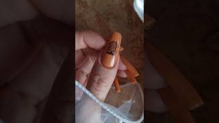 Owl 🦉 stamping nail art tutorial 🍂 autumn nails 💅🏻 nails youtubecreatorcommunity autumnnails [upl. by Marras]