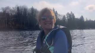 DIY Paddle Board  Catamaran II Trip up Black River Lake Deep Cycle Battery Test Oct 2024 [upl. by Hetty]