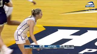 WBB Hofstra Highlights vs Yale 111224 [upl. by Earezed941]