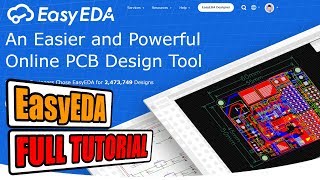 EasyEDA Full TUTORIAL  Create Component  TIPS [upl. by Leland399]