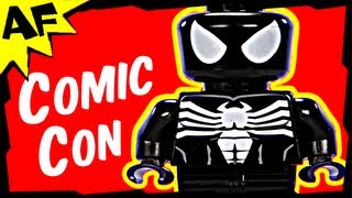 VENOM or Black Spiderman Minifigure Lego Marvel Super Heroes Review [upl. by Clark242]