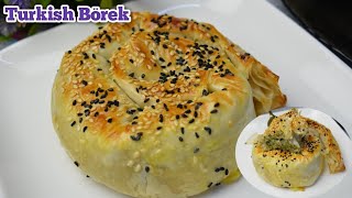 Turkish BörekTurkish Börek RecipeTurkish Borek With Cheese And SpinachBörekBy Food Mania [upl. by Vivyan]