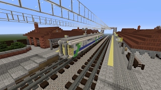 MINECRAFT TRAIN STATION TUTORIAL  part one [upl. by Lepine]