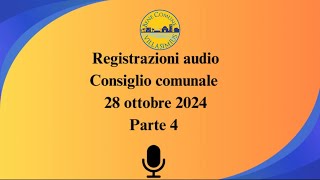 Villasimius  Consiglio Comunale in seduta straordinaria del 28 ottobre 2024  Parte 4 [upl. by Annairdna]