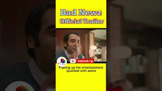 Bad Newz  Official Trailer  Vicky Kaushal  Triptii Dimri  Ammy Virk  Anand Tiwari  19th July [upl. by Enelaj184]