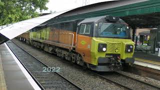 Railways  British Railways at Didcot Parkway Station May 2022 [upl. by Jada110]