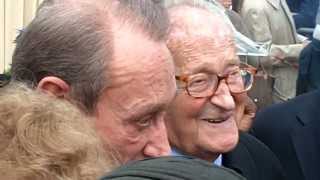 Alain Decaux à lInauguration du Pont Cardinal Lustiger à Paris le jeudi 19 septembre 2013 [upl. by Assed688]