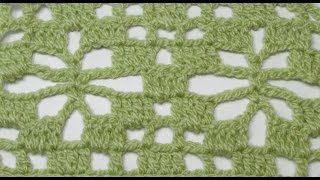 Como tejer un hermoso punto arañitas a crochet  How to crochet a beautiful spider stitch [upl. by Roda]