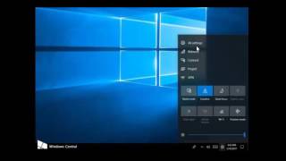 Nuevo centro de control windows 10 Fall creators update [upl. by Eleph973]