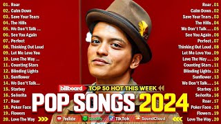 Bruno Mars Ed Sheeran The Weeknd Maroon 5 Adele Dua Lipa Rihanna  Billboard Top 50 This Week [upl. by Imoyik671]