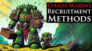 How Chaos Spacemarines are recruiting new legionnaires l Warhammer 40k Lore [upl. by Akitan]