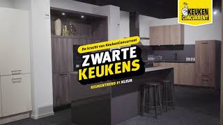 Zwarte keukens  KeukenConcurrent  Keukentrends [upl. by Enomor671]