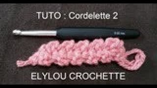 TUTO crochet  Cordelette  corde 2 épaisse [upl. by Whitney]