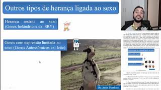 05  Genética e sexo  Restrita ao sexo holandrica e influenciada pelo sexo [upl. by Hibbs]