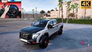 Nissan Titan Warrior OFFROAD Dangerous Drive  Forza Horizon 5  Logitech G29 Gameplay [upl. by Angelique293]