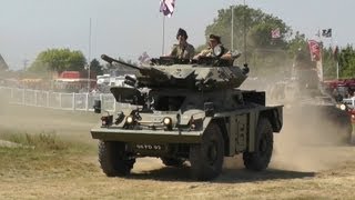 Ferret Humber Pig Fox Jeep quotHenryquot Panhard Armoured Car in Arena  WampP 2013 [upl. by Brackely]