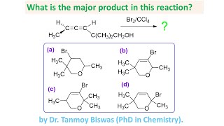 MCQ151 On Allene and Bromine addition reaction by Dr Tanmoy Biswas PhD for NEET IITJEE BSMS [upl. by Brenton]