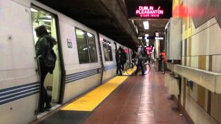 DublinPleasanton Train Arriving at 24th St Mission BART HD [upl. by Aiam954]