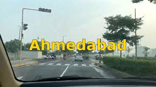 Ahmedabad India  Ahmedabad city  Car driving [upl. by Nesnaj566]