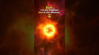 Sun Vs Earth Vs Brightest Star shorts space sun edits universe [upl. by Lynden]