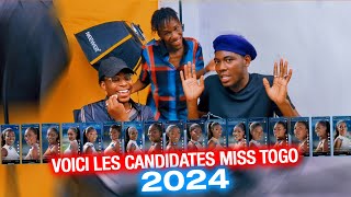 ON NOTE LES CANDIDATES AU MISS TOGO2024😆 EDEFOUU [upl. by Leirbag]