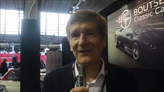 Boutsen Classic Cars  Présent au salon Rétromobile il nous parle des 24heures du Mans [upl. by Airekahs]