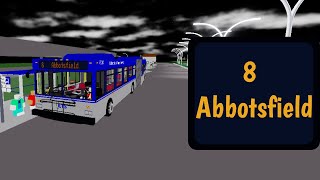 ETS Roblox D60LF Route 8 Abbotsfield [upl. by Yetak894]