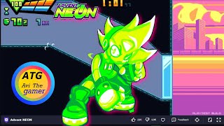 ADVENT NEON  demo   THIS GAME IS WAY BETTER THAN SONIC GAME [upl. by Ydniw113]