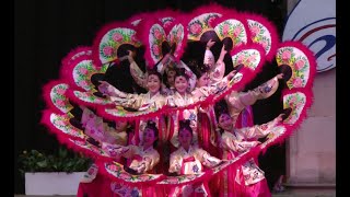 Korean traditional dance Buchaechum 부채춤 [upl. by Eidnam]