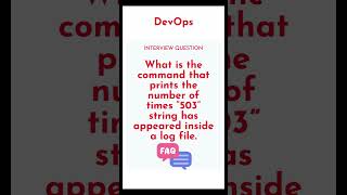 DevOps Linux Interview Questions grep command [upl. by Aibara]