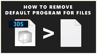 How to Remove Default Program on Windows 10 [upl. by Yna]