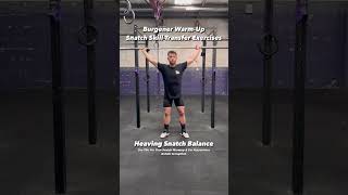 Burgener Warmup Skill Transfer Exercises For The Snatch [upl. by Nollahp762]