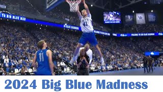 Kentucky Basketball Dunk Contest 2024 Big Blue Madness [upl. by Selrhc]