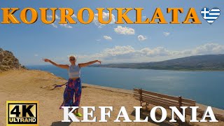 Kourouklata Kefalonia Greece 4K Walking Tour Aug 2023 [upl. by Libove]