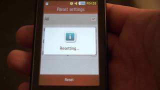 How To Restore A Samsung Star GTS5230 Cell Phone To Factory Settings [upl. by Ardella]