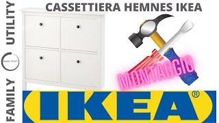 scarpiera hemnes ikea MONTAGGIO [upl. by Baird]