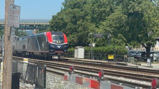 Amtrak train in Brunswick MD revamped [upl. by Nymzaj]