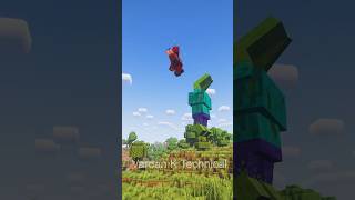 Mutant Zombie vs Warden epic fight shorts minecraft minecraftmemes [upl. by Rucker]