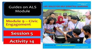 Video 164  ALS Module 9  Civic Engagement  Activity 14  Session 5 Guides and Answer Keys [upl. by Adelbert]