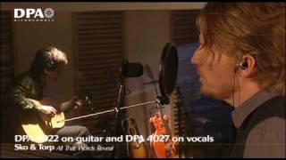 Mic demo cardioid microphones on guitar and vocal [upl. by Balbur]