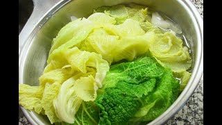 Wirsinggemüse zubereiten Rezept Video  How to prepare Savoy Cabbage [upl. by Atla811]