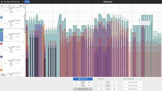 Beethoven Moonlight Sonata Mov 3 in Desmos [upl. by Eat]